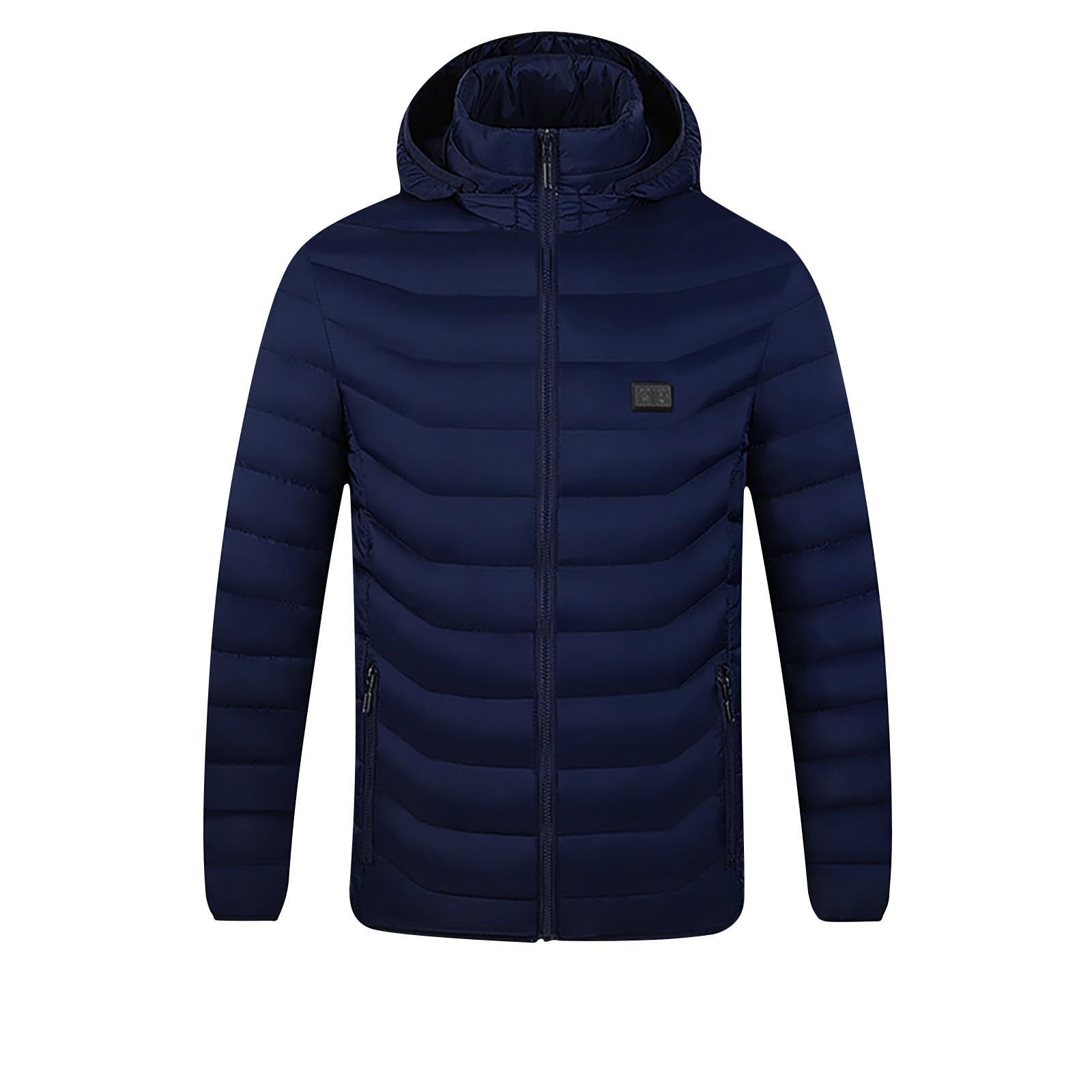 2023 Veste Chauffante USB, Doudoune Manteau Chauffant Électrique Hommes Femmes Lavable avec 3 Niveaux de Chauffage et 15 Zones Chauffage pour Ski Pêche Randonnée Plein Air Pas Cher Blouson